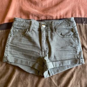American Eagle Army Green Hi-Rise Shortie - Size 0